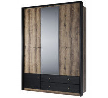 Трехстворчатый шкаф для одежды с зеркалом Джаггер 3DG2S Z Трехстворчатый шкаф для одежды с зеркалом Джаггер 3DG2S Z