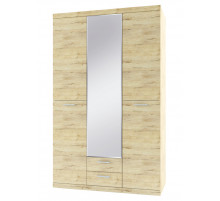 Трехстворчатый шкаф для одежды с зеркалом Оскар 3D2S Трехстворчатый шкаф для одежды с зеркалом Оскар 3D2S