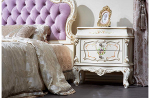 Кровать Шанель (крем) 1200х2000