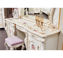 Туалетный столик с зеркалом Венеция Классик (крем)