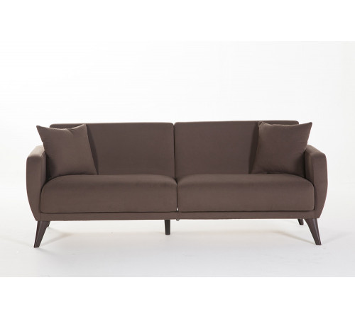 Трехместный Диван-кровать Flexy Флекси (коричневый)