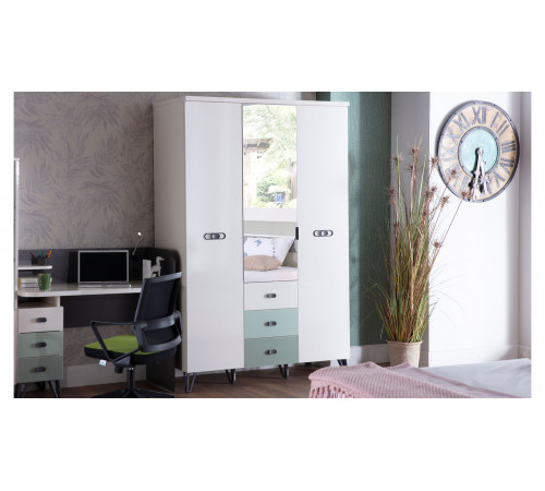 Трехдверный шкаф Менти (Menty) MENTY-21 Трехдверный шкаф Менти (Menty) MENTY-21