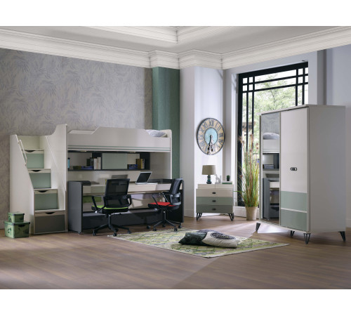 Детская кровать чердак Менти (Menty) MENTY-37 Детская кровать чердак Менти (Menty) MENTY-37