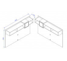 Панель для тумбы под ТВ Мистраль (Mistral) MIST-15B Панель для тумбы под ТВ Мистраль (Mistral) MIST-15B