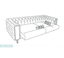 Трехместный диван Монтего MONT-02 Трехместный диван Монтего MONT-02