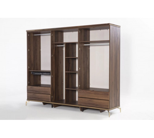 Шестистворчатый шкаф Монтего MONT-34 Шестистворчатый шкаф Монтего MONT-34