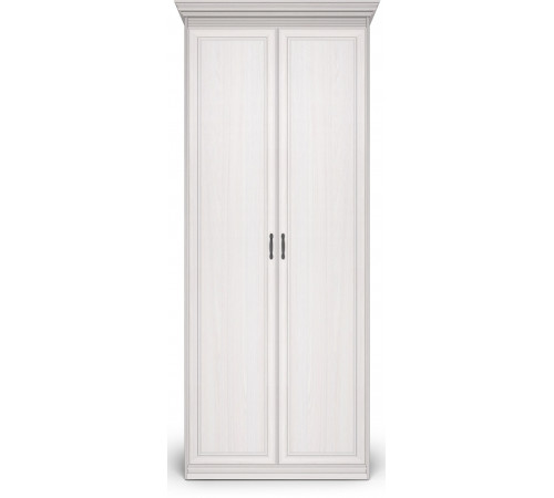 Шкаф 2-х дверный Неаполь Ясень анкор светлый (патина "серебро") Шкаф 2-х дверный Неаполь Ясень анкор светлый (патина "серебро")