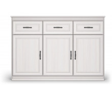 Большой комод Неаполь Ясень анкор светлый (патина "серебро") Большой комод Неаполь Ясень анкор светлый (патина "серебро")