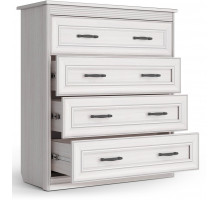 Комод Неаполь Ясень анкор светлый (патина "серебро") Комод Неаполь Ясень анкор светлый (патина "серебро")