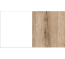 Шкаф для одежды 800 Вега Скандинавия (глянец, белый + дуб каньон)