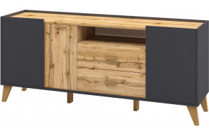 Тумба под телевизор Сканди МН-036-04(графит)