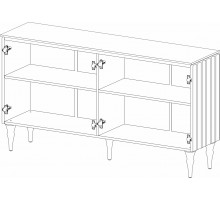 Тумба Лоренсо МН-043-04 белый