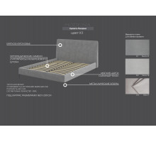 Мягкая кровать Палермо МН