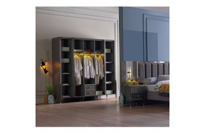 Пятистворчатый шкаф Gravita (Гравита) GRAV-33