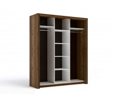 Трехстворчатый шкаф-купе для одежды Г-14 (ДГТ) Гарда с зеркалом Трехстворчатый шкаф-купе для одежды Г-14 (ДГТ) Гарда с зеркалом