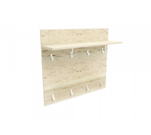 Настенная вешалка для одежды ПМ-10 Мале с полкой Настенная вешалка для одежды ПМ-10 Мале с полкой