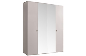 Четырехстворчатый шкаф для одежды с зеркалом Rimini РМШ1/4 (слоновая кость) Четырехстворчатый шкаф для одежды с зеркалом Rimini РМШ1/4 (слоновая кость)