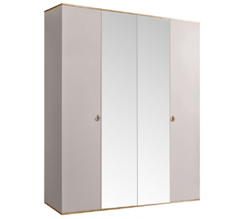 Четырехстворчатый шкаф для одежды с зеркалом Rimini РМШ1/4 (слоновая кость) Четырехстворчатый шкаф для одежды с зеркалом Rimini РМШ1/4 (слоновая кость)