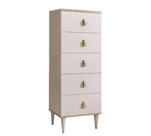 Комод  для белья узкий Rimini РМКМ-2 (слоновая кость) Комод  для белья узкий Rimini РМКМ-2 (слоновая кость)