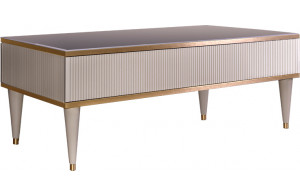 Стол журнальный с выдвижным ящиком Rimini Solo РМСТ-2 (s)(слоновая кость) Стол журнальный с выдвижным ящиком Rimini Solo РМСТ-2 (s)(слоновая кость)