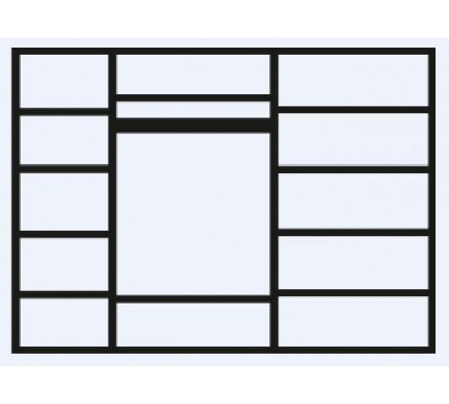 Пятистворчатый шкаф для одежды с зеркалом Амели АМШ1/5 (дуб) Пятистворчатый шкаф для одежды с зеркалом Амели АМШ1/5 (дуб)