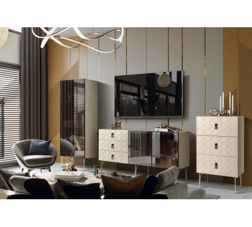 Комод для белья Богемия Фарфале (Bogemia Farfalle) БМКМ-1 (Fа) Комод для белья Богемия Фарфале (Bogemia Farfalle) БМКМ-1 (Fа)