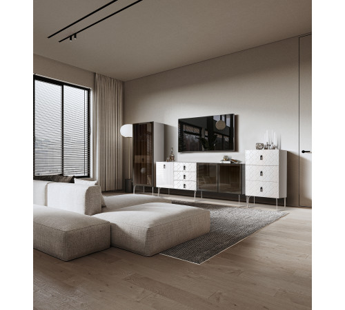 Витрина для гостиной Богемия Фарфале (Bogemia Farfalle) БМВ1-1С(Fa) Витрина для гостиной Богемия Фарфале (Bogemia Farfalle) БМВ1-1С(Fa)