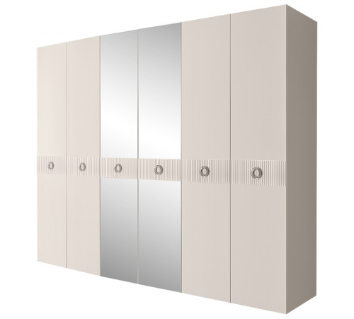 Шестистворчатый шкаф для одежды с зеркалом Bogemia-Fillini БМШ1/6 (Fi) Шестистворчатый шкаф для одежды с зеркалом Bogemia-Fillini БМШ1/6 (Fi)