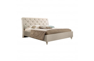 Двуспальная кровать с подъемным механизмом Венеция ВНКР140-2 с мягкой спинкой (дуб седан) Двуспальная кровать с подъемным механизмом Венеция ВНКР140-2 с мягкой спинкой (дуб седан)