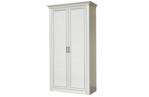 Двухдверный шкаф для одежды Орлеан 835 ясень белый