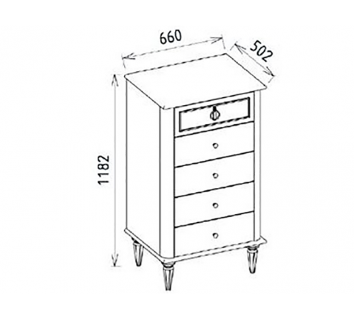 Комод высокий Мистраль (Mistral) Комод высокий Мистраль (Mistral)