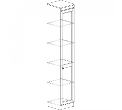 Шкаф для одежды Инна 616 темный