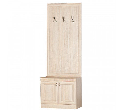 Тубма с вешалкой для прихожей Инна 620 светлая